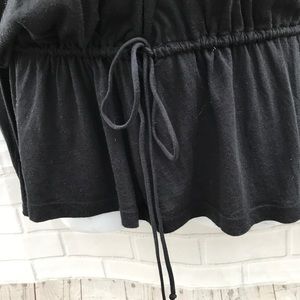 Splendid Tops - Splendid Black Long Sleeve Top Drawstring Waist Splendid Tops - Splendid Black Long Sleeve Top Drawstring Waist